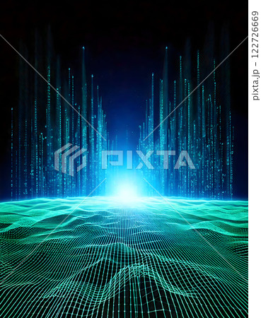 青い光線 122726669