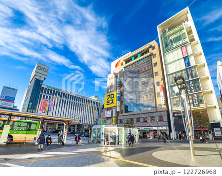 東京都　錦糸町駅南口の駅前風景 122726968