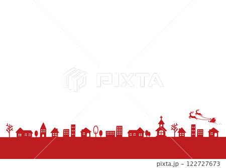 クリスマスのかわいい街並み 122727673