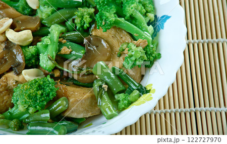 chicken almond ding chicken almond ding 122727970
