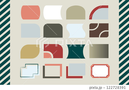 おしゃれなフレームのセット 122728391