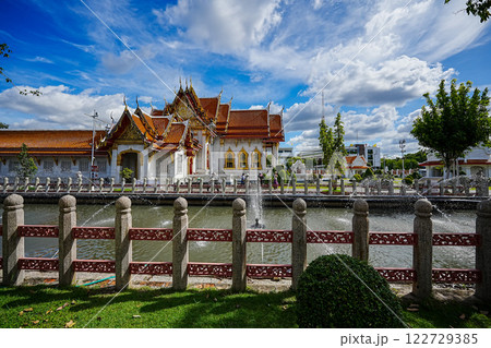 Marble Temple (Wat Benchamabophit) Wat Benchamabophit is one of the most popular places in Bangkok, Thailand, which is visited by tourists. 122729385