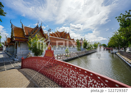 Marble Temple (Wat Benchamabophit) Wat Benchamabophit is one of the most popular places in Bangkok, Thailand, which is visited by tourists. 122729387