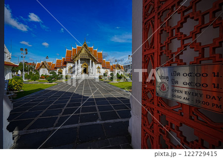 Marble Temple (Wat Benchamabophit) Wat Benchamabophit is one of the most popular places in Bangkok, Thailand, which is visited by tourists. Marble Temple (Wat Benchamabophit) Wat Benchamabophit is one of the most popular places in Bangkok, Thailand, which is visited by tourists. 122729415