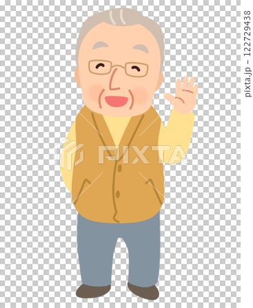 老人面部姿勢老年老人已故老人 122729438