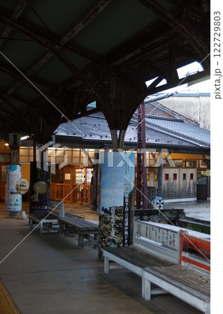 一畑電鉄の風景 出雲大社前駅 一畑電鉄の風景 出雲大社前駅 122729803