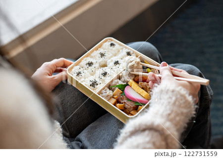 お弁当　駅弁　食事 122731559