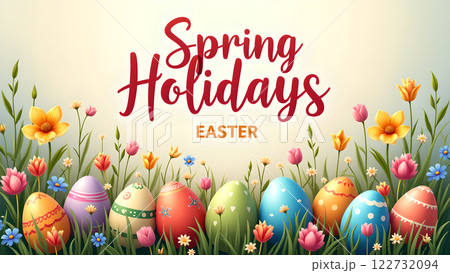 spring holiday egg background spring holiday egg background 122732094