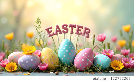 holiday easter egg spring background holiday easter egg spring background 122732265