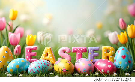 holiday easter egg spring background holiday easter egg spring background 122732274