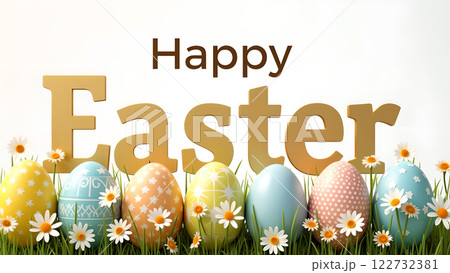 happy easter egg spring background happy easter egg spring background 122732381