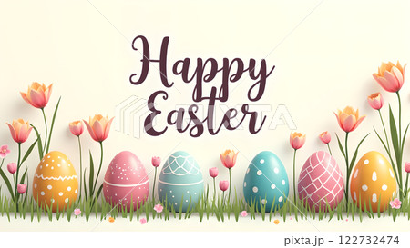happy holiday easter egg spring background happy holiday easter egg spring background 122732474