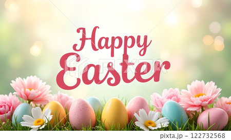 happy holiday easter egg spring background happy holiday easter egg spring background 122732568