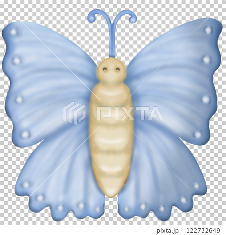 Cute butterflies kids cartoon collection. hand drawn pastel Color insect clipart. Cute butterflies kids cartoon collection. hand drawn pastel Color insect clipart. 122732649