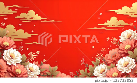 chinese new year lunar red background 122732852