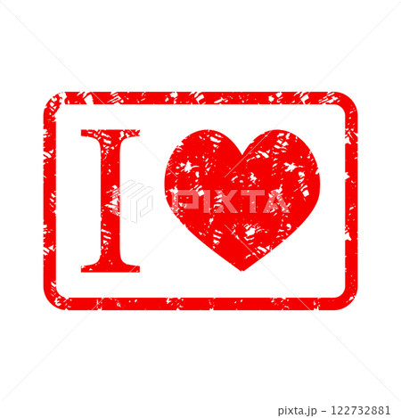 I love you rubber stamp red to Valentine day I love you rubber stamp red to Valentine day 122732881