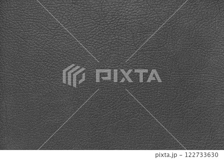 Natural, genuine solid gray leather texture, structure of matte leatherette macro background 122733630