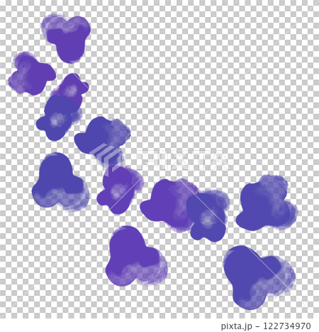 vector illustration of heart and cloud 122734970