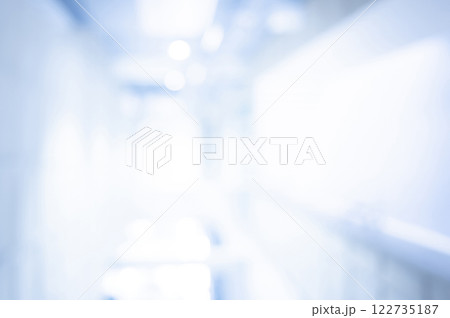 Abstract blurred hospital corridor background 122735187