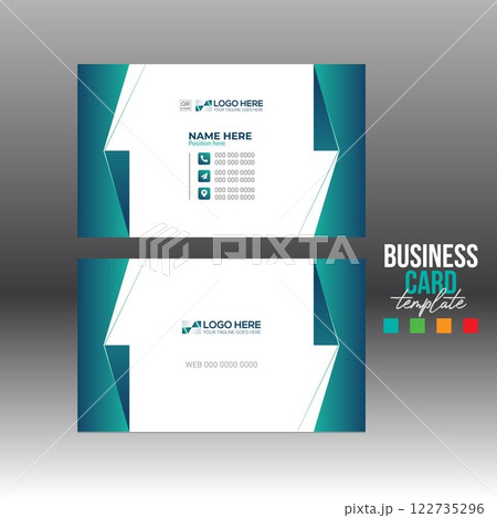 business card for corporate and any use 122735296
