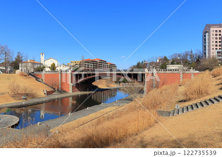 東京都八王子市　長池公園　長池見附橋 122735539