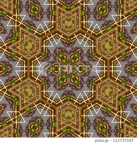 Pattern for background design. Arabesque ethnic texture. Geometric stripe ornament cover photo. Repeated pattern design for Moroccan textile print. Turkish fashion for floor tiles and carpet Pattern for background design. Arabesque ethnic texture. Geometric stripe ornament cover photo. Repeated pattern design for Moroccan textile print. Turkish fashion for floor tiles and carpet 122735597
