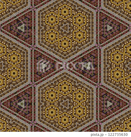 Pattern for background design. Arabesque ethnic texture. Geometric stripe ornament cover photo. Repeated pattern design for Moroccan textile print. Turkish fashion for floor tiles and carpet Pattern for background design. Arabesque ethnic texture. Geometric stripe ornament cover photo. Repeated pattern design for Moroccan textile print. Turkish fashion for floor tiles and carpet 122735630