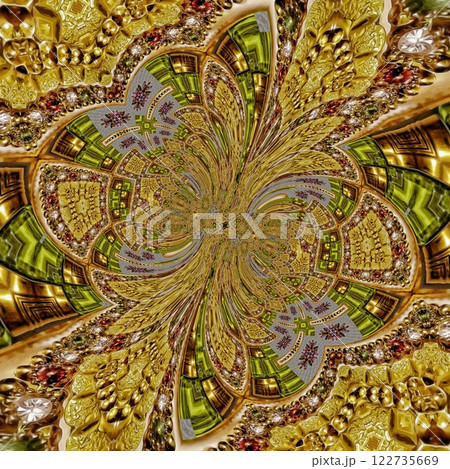 Pattern for background design. Arabesque ethnic texture. Geometric stripe ornament cover photo. Repeated pattern design for Moroccan textile print. Turkish fashion for floor tiles and carpet	 122735669