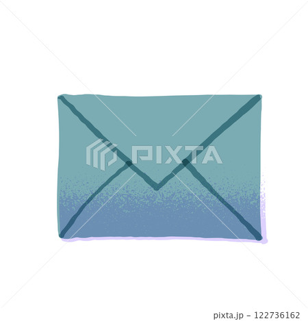 メールの手描きアイコンイラスト 122736162