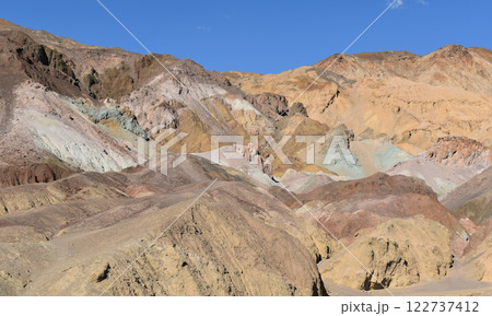 View of the Death Valley, California mountains and desert background, USA national parks landscape 122737412
