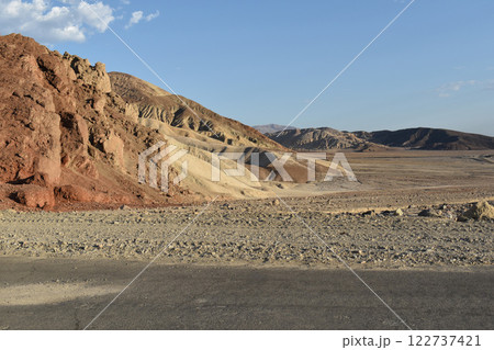 View of the Death Valley, California mountains and desert background, USA national parks landscape View of the Death Valley, California mountains and desert background, USA national parks landscape 122737421