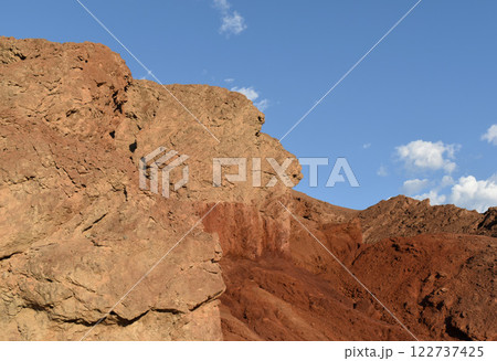 View of the Death Valley, California mountains and desert background, USA national parks landscape 122737425
