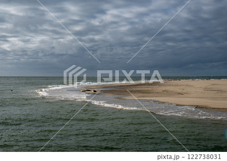 Eierland, De Cocksdorp, Texel, The Netherlands, Oktober 28th, 2024, A Serene Coastal Landscape 122738031
