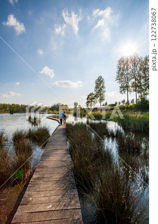 Enjoy a Scenic Walkway situated by the Water, surrounded by Natures beauty and tranquility 122738067
