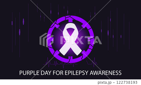 Purple Day for epilepsy awareness, Wear Purple, Raise Awareness, Support Epilepsy  122738193