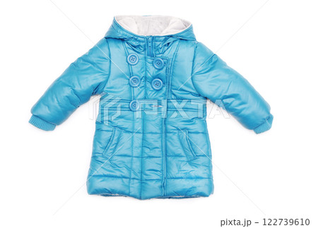 childrens jacket isolated on white childrens jacket isolated on white 122739610
