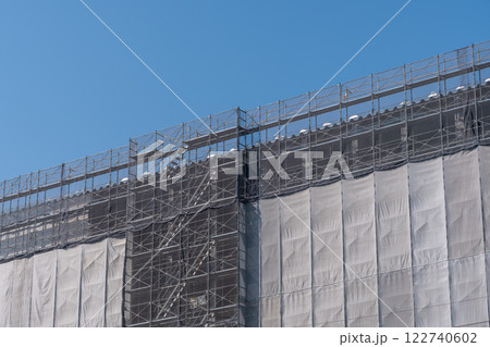 物流施設の建設現場 物流施設の建設現場 122740602