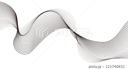 複雑な曲線の背景 複雑な曲線の背景 122740652