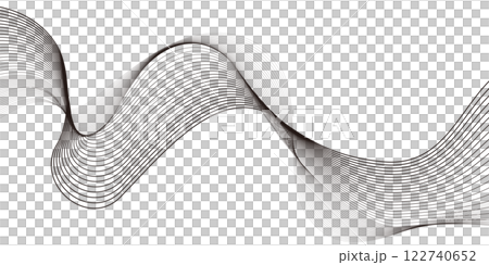 複雑な曲線の背景 複雑な曲線の背景 122740652