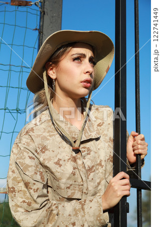 Woman Soldier Cant Be Free From Prison Woman Soldier Cant Be Free From Prison 122741449