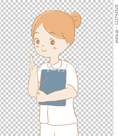 護士, 女性, 解釋, 指導 122742028