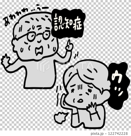 高齢者の鬱と認知症 122742228