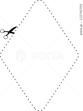 Cutting scissors geometric Cutting scissors geometric 122742703