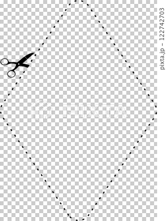 Cutting scissors geometric Cutting scissors geometric 122742703