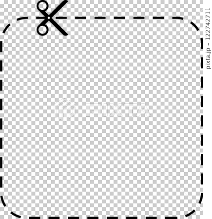 Cutting scissors geometric 122742711