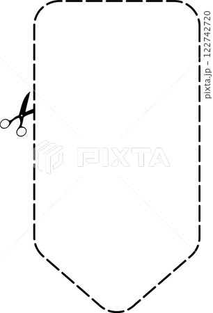 Cutting scissors geometric 122742720