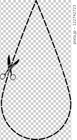 Cutting scissors geometric 122742723