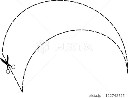 Cutting scissors geometric Cutting scissors geometric 122742725