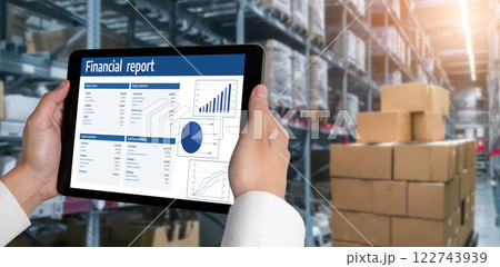 Business data dashboard provide business intelligence analytic snugly 122743939