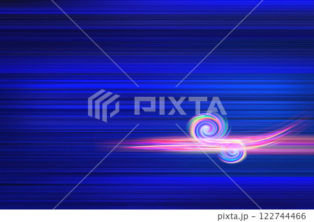 ハイスピードな光イメージの背景素材 122744466